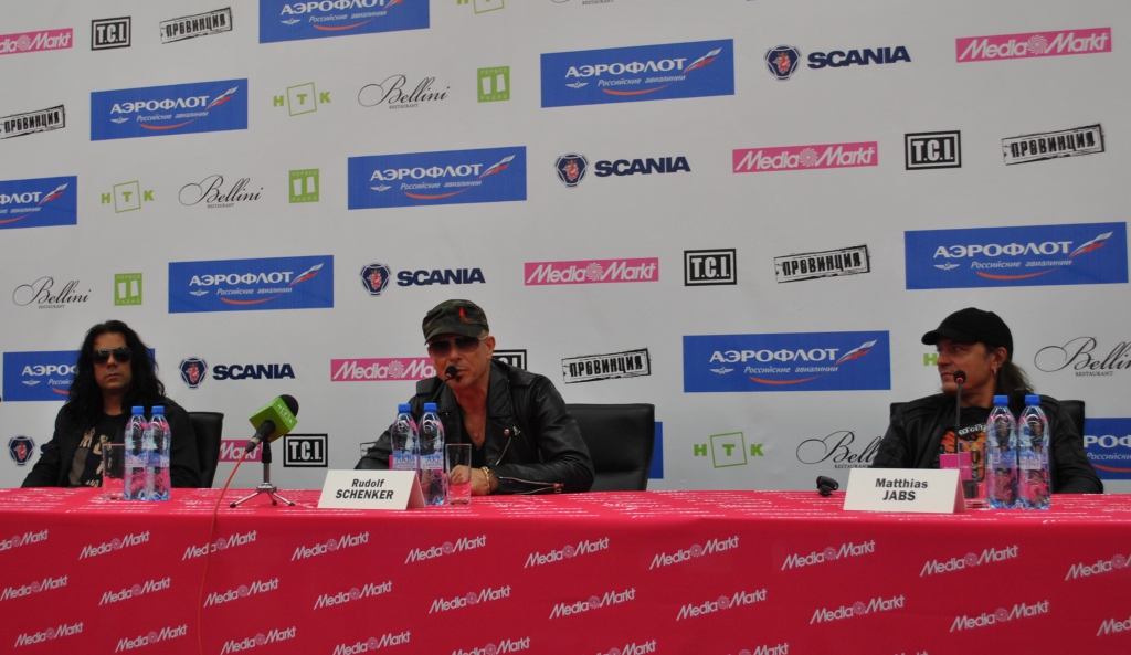 Scorpions на пресс-конференции