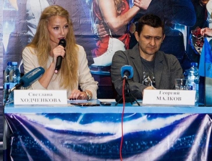Ходченкова и Малков на пресс-конференции в Краснодаре