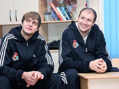 Максим Кривошеев с коллегой Андреем Баьичевым