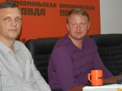 Алексей Дымовский со своим правозащитником