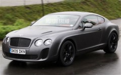  Bentley проводит испытания нового спорткупе Continental Supersports