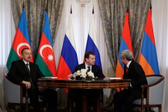 В Сочи завершилась встреча президента России с главами Армении и Азербайджана
