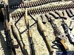 На территории Чеченской Республики обнаружены два крупных тайника с оружием