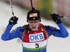 Российский биатлонист Чудов стал призером гонки Кубка мира