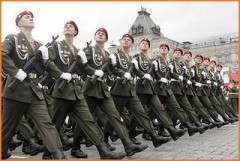 На Юге начались тренировки расчетов для парадов к 65-летию Победы в ВОВ