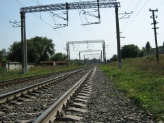 На Сахалине столкнулись поезд и автомобиль