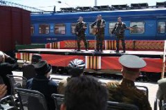 Ретропоезд доехал до Новороссийска