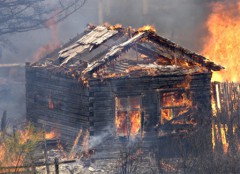 В Волгоградской области при пожаре погибли два человека