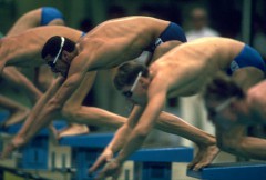 На всероссийских соревнованиях по плаванию пловец из Киргизии установил рекорд
