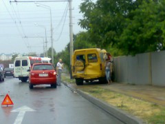 В Краснодаре разбились две пассажирские газели