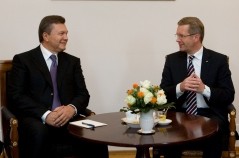 Виктор Янукович встретился с федеральным президентом Германии