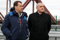 Дмитрий Медведев осмотрел пункт пропуска на границе России и Абхазии