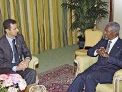 Кофи Аннан и Башар Асад сели за стол переговоров