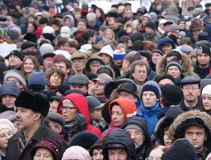 О митингах в поддержку Путина знали 60% жителей России, об акциях оппозиции — 30%
