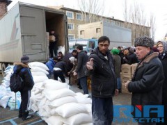 Благотворительный груз отправился в дагестанское село Шапих для 16 семей-погорельцев