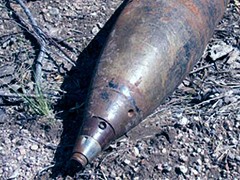 В Наурском районе Чечни обнаружена бомба времен Великой Отечественной войны