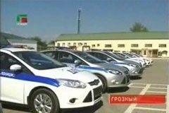 Полк ППС №1 в Чечне получил 13 спецавтомобилей