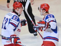 Сборная России одержала четвертую победу подряд на ЧМ по хоккею