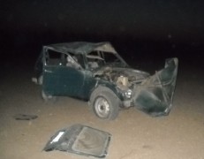 На Кубани один человек погиб в результате опрокидывания автомобиля на грунтовой дороге