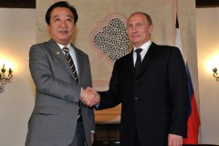 Владимир Путин встретился с премьер-министром Японии Ёсихико Нодой