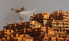 В Испании на тушении пожара потерпели крушение два вертолета