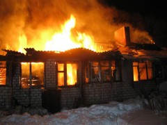 Пожар в Кировской области: 25 человек остались без крова