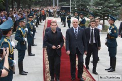 Премьер-министр России прибыл в Южную Осетию