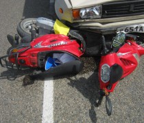 В Калининском районе Кубани мотоциклист погиб под колесами автомобиля
