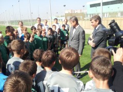Академию ФК «Краснодар» посетил губернатор Кубани