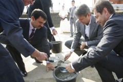 В Краснодаре заложили капсулу в фундамент первого дома программы «Накопительная ипотека»