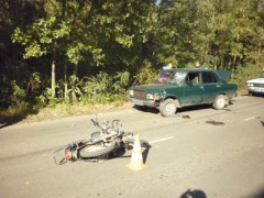 Автомобилист и два скутериста получили травмы при ДТП в Кропоткине