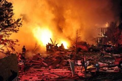 Мощный взрыв прогремел в одном из жилых домов в Индианаполисе