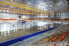 Крытый конькобежный центр ожидает первую заливку льда