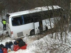 Автобус, перевозивший детей, попал в ДТП под Смоленском