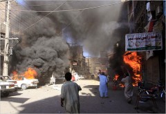 Теракт в Пакистане: 10 человек погибли, 15 ранены