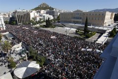 В Греции проходит очередная всеобщая 24-часовая забастовка