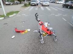 На Кубани пьяный водитель не уступил на пешеходном переходе женщине с годовалым ребенком