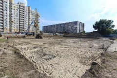 В Юбилейном микрорайоне Краснодара строят спортивный комплекс с плавательным бассейном