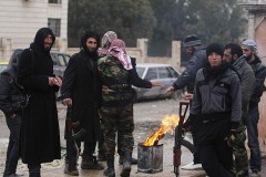 Сирийские военные нашли у боевиков склад с химоружием