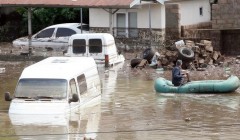 Наводнение в Грузии: подтоплены сотни домов