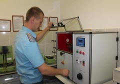 На Кубани в испытательную пожарную лабораторию поступило новое оборудование