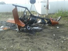 Частный вертолет разбился на окраине Краснодара