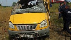 В Саратовской области микроавтобус с велосипедистами попал в ДТП по пути в Сочи
