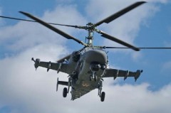 На юго-востоке Москвы упал боевой вертолет Ка-52 