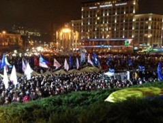 Партия регионов объявила митинг в Киеве бессрочным