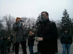 В Харькове облили зелёнкой активиста 
