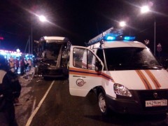 ДТП в Гулькевичском районе: столкнулись автобус и грузовик