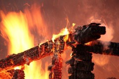 В Ростовской области сгорели заживо два человека