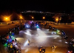 Ночные улицы Ставрополя и Пятигорска в «Час Земли» украсили 700 «Велосветлячков»