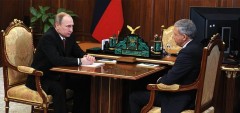 Президент РФ встретился с главой Северной Осетии